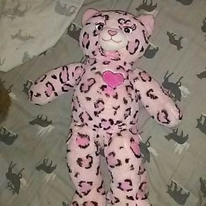 Pink leopard build a bear